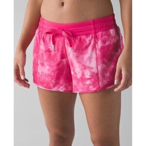 Lululemon Hotty Hot Shorts Womens Pink‎ Lined Tidal Trip Boom Juice Reflect Sz 6